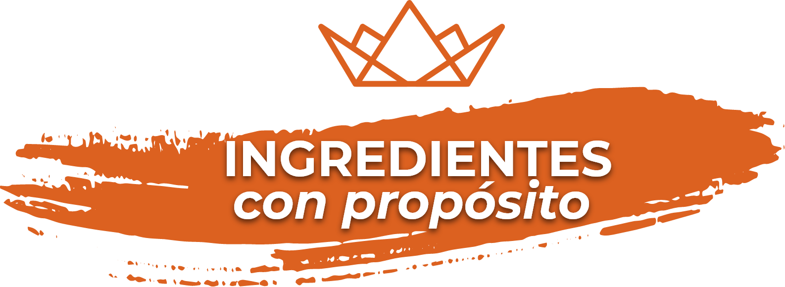 Ingredientes con propósito Ingredientes con propósito